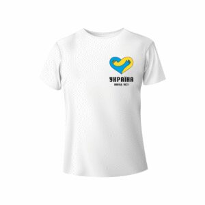 Bono футболка жіноча 950102 принт Україна ПОНАД УСЕ (серце)