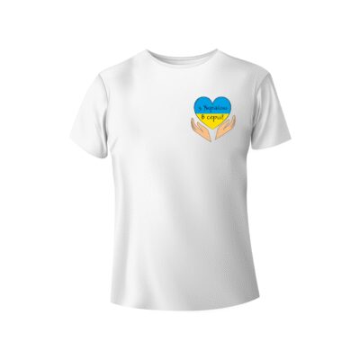 Bono футболка жіноча 950102 принт З Україною в серці б/ж