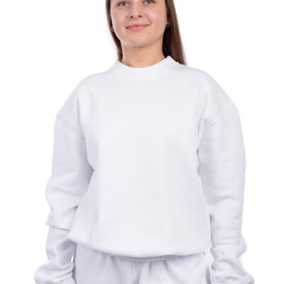 Bono Оверсайз Світшот жіночий білий No651 950102 XL-2XL