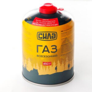 Газ у балоні для Кемпінгу 450 г (Корея) (нарізне з'єднання) СИЛА