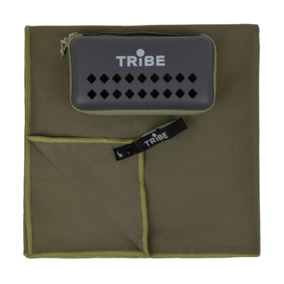 Рушник з мікрофібри Tribe Pocket Towel 90х180 см T-LC-0001-2XL, army-green