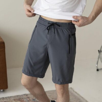 Темно-сірі чоловічі шорти прямого крою Pobedov Vil'nyy