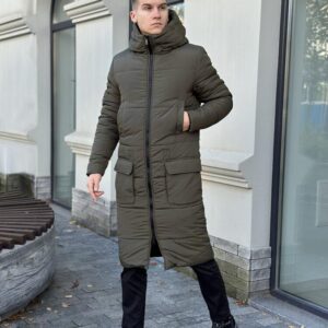 Куртка зимова чоловіча хакі Pobedov Tank XL