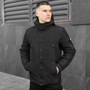 Чоловіча зимова Куртка з капюшоном Pobedov Winter Jacket Motive ЗИМА
