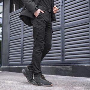 Зимові тактичні брюки чорні Pobedov trousers Tactical ЗИМА 3XL
