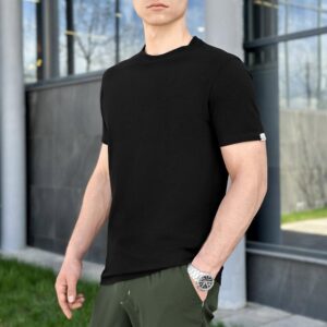Чоловіча футболка бавовняна Pobedov Peremoga чорна