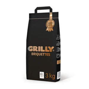 Брикети деревно-вугільні 3 кг Premium Grilly