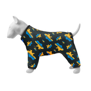 Вітровка для собак WAUDOG Clothes, малюнок "Дім", M35, В 59-62 см, С 37-40 см