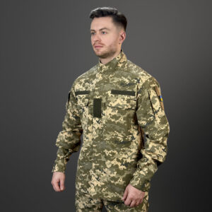 Мужской тактический китель демисезонный с карманами пиксель Pobedov Rip-Stop 3XL