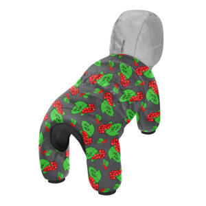 Комбінезон для собак WAUDOG Clothes малюнок "Калина", L55, В 77-79 см, С 47-50 см