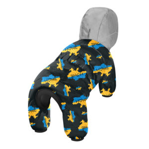 Комбінезон для собак WAUDOG Clothes малюнок "Дім", L50, В 70-74 см, С 47-50 см