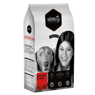 Корм для собак AMITY Chicken&Rice, повсякденний, з куркою і рисом, 4 kg