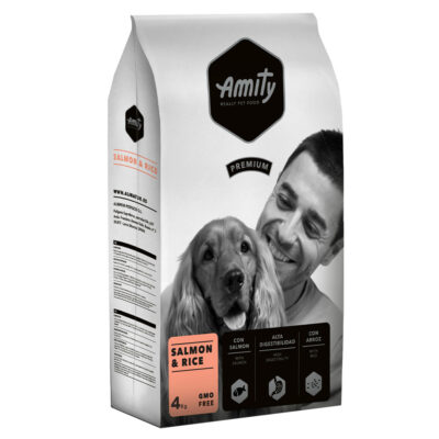 Корм для собак AMITY Salmon&Rice, гіпоалергенний, з лососем і рисом, 4 kg