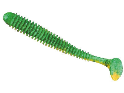 Силікон Nomura Gator (їстівний) 87,5 мм 5 г. колір-028 (glitter green) 8 шт.