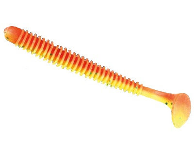 Силікон Nomura Gator (їстівний) 75 мм 2,5 гр. колір-067 (red yellow glitter) 10 шт.