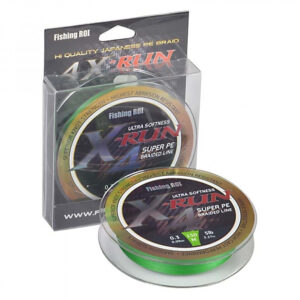 Шнур Fishing ROI X-Run Braid 4PE 150 м 0,128 мм 4.54кг колір-Grass Green