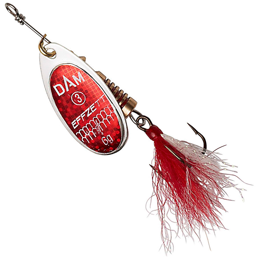 Блешня-вертушка DAM Effzett Standart з борідкою 6 г (reflex red) купити в Україні OnRiver.com.ua Блешня-вертушка DAM Effzett Standart з борідкою 6 г (reflex red)