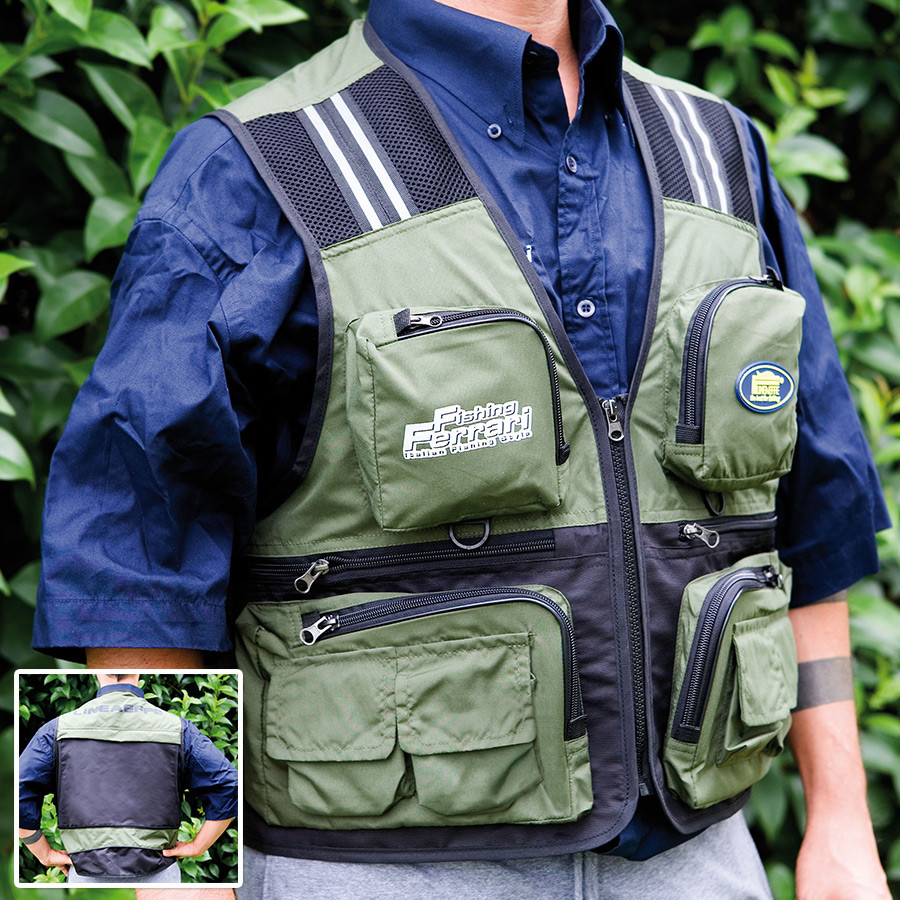 Жилет Lineaeffe FF Green Fishing Vest M купити в Україні OnRiver.com.ua Жилет Lineaeffe FF Green Fishing Vest M