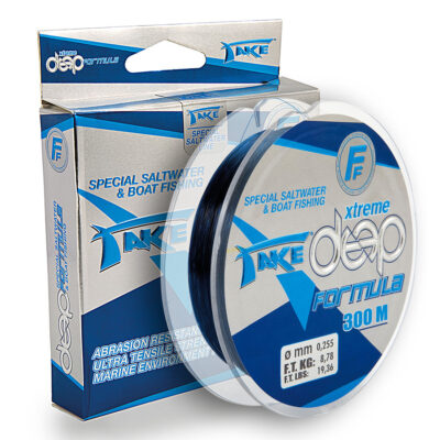 Волосінь Lineaeffe Take Extreme Deep Formula 300 м 0.40 мм FishTest 20.75кг. (синя) Made in Japan