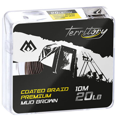 Шнур Mikado Territory Coated Braid Premium 10 м 30 Lb mud-brown