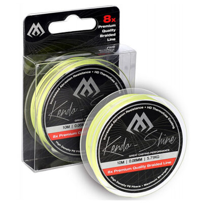 Шнур Mikado Kendo Shine Braid 10 м 0,20 мм 19,86 кг fluo yellow
