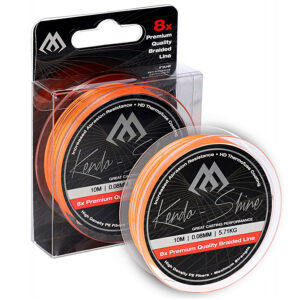 Шнур Mikado Kendo Shine Braid 10 м 0,20 мм 19,86 кг fluo orange