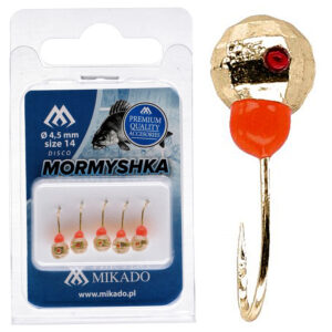 Мормилка Mikado Куля з отвором гранований 0,6 г золото 1 шт.