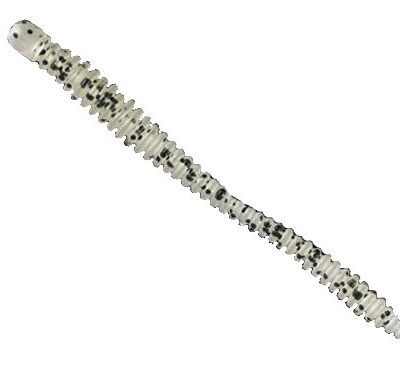 Силікон Nomura Glitter Rib Worm (їстівний) 120 мм 3,5 г. колір-003 (black dots back) 6 шт.