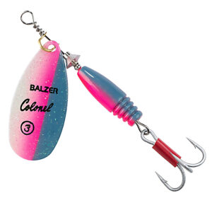 Блешня-вертушка Balzer Colonel Classic Fluo/Pink/Blue 5 г.