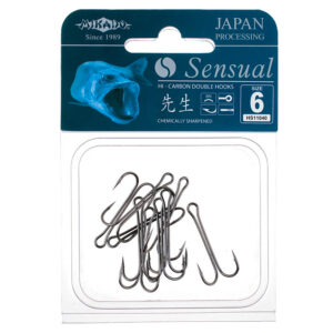 Гачок-двійник Mikado Sensual Double Hook No3/0 5 шт. (black nickel)