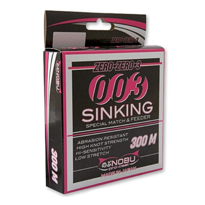 Волосінь Lineaeffe NOBU Pro-Cast 003 Sinking 0.18 мм 300 м FishTest-3.65кг (чорна/тонуюча) Made in Japan