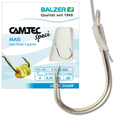Гачок із повідцем Balzer Camtec на кукурудзу No6 10 шт.