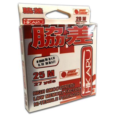Волосінь Lineaeffe Hikaru 25 м.  0.20 мм FishTest 5.13 кг (прозора) Made in Japan