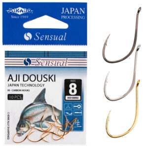 Гачок Mikado Sensual Aji Douski No10 (вушко) 10 шт. (nickel)
