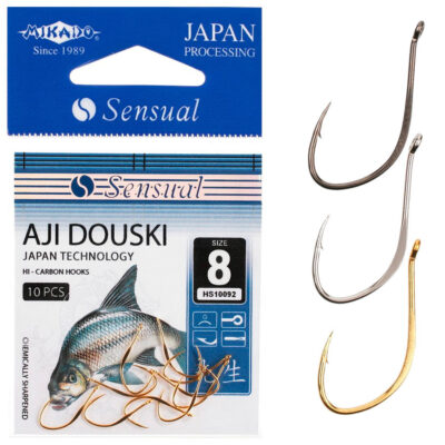 Гачок Mikado Sensual Aji Douski No10 (вушко) 10 шт. (nickel)