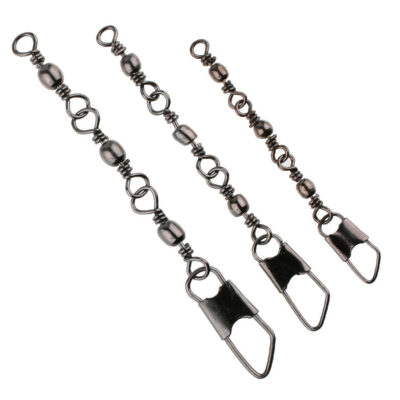 Вертлюжок потрійний бочонок Mikado із застібкою Crossline No10 7 кг 10 шт./пач./пач.