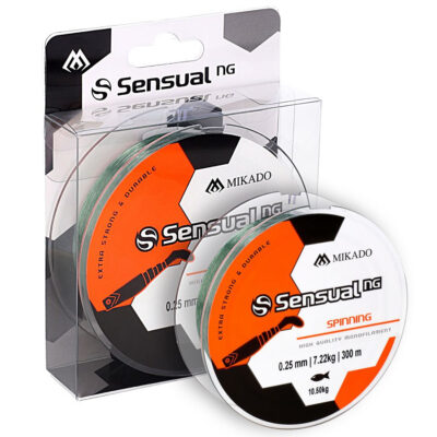 Волосінь Mikado Sensual NG Spinning 300 м 0,14 мм 2,91 кг (блиско-зелений)