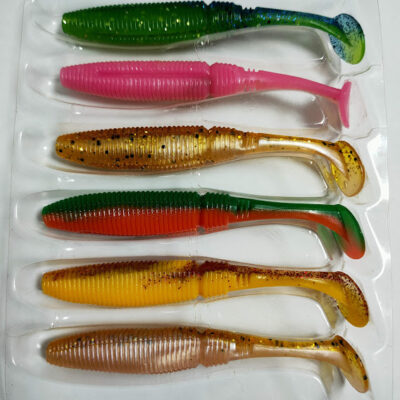 Силікон Nomura Rolling Shad (їстівний) 100 мм 9 гр. колір-069 (sexy pink) 6 шт (MIX)