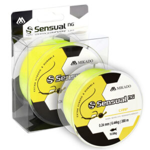Волосінь Mikado Sensual NG Carp 300м 0,26 мм 6,91 кг (жовтий)