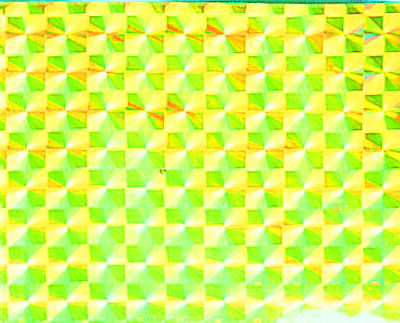Наклейка 3D Balzer для блешень yellow/waves 2 шт.