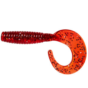 Твистер DAM Grup Curl Tail 5,5см red/silver (pak 144)