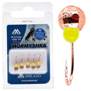 Мормилка Mikado Куля з отвором гранований 0,3 г мідь 1 шт.