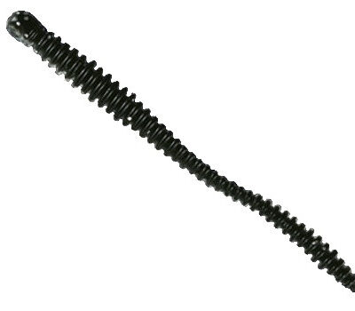 Силікон Nomura Glitter Rib Worm (їстівний) 120 мм 3,5 г. колір-080 (white glitter) 6 шт.