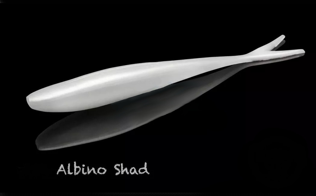 Силикон Lunker City Freaky Fish 8/BG 4.5" #036 Albino Shad купити в Україні OnRiver.com.ua Силикон Lunker City Freaky Fish 8/BG 4.5" #036 Albino Shad