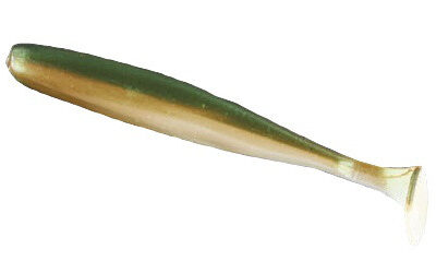 Силікон Nomura Rocket Shad (їстівний) 100 мм 5 гр. колір-024 (ghost green) 6 шт.