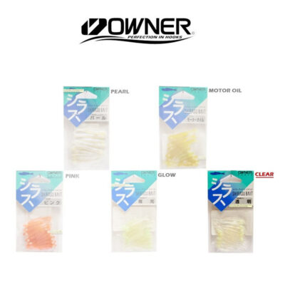 Силікон Owner Rubber Fish Shirasu Bait col.Clear 37 мм, 10 шт./уп