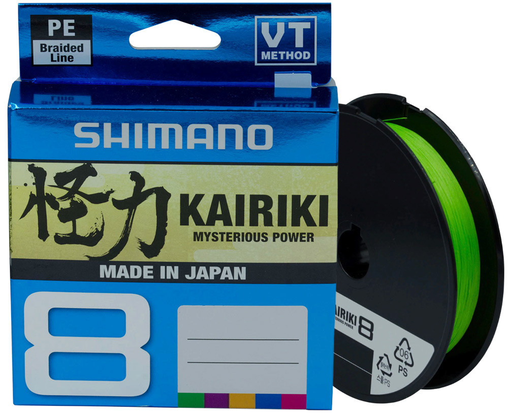 Шнур Shimano Kairiki 8 PE (Mantis Green) 150m 0.16mm 10.3kg купити в Україні OnRiver.com.ua Шнур Shimano Kairiki 8 PE (Mantis Green) 150m 0.16mm 10.3kg