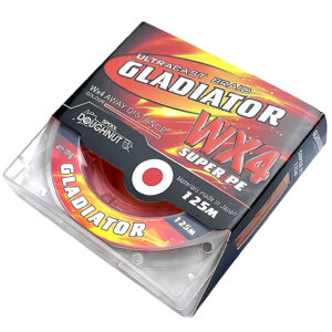 Шнур "GLADIATOR-UltraCast" (жовтогарячий, 4-жильний) 125 m / 0.08 mm