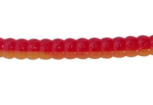 Силікон Big Bite Baits Trout Worm 1" Red/Yellow 10 шт.