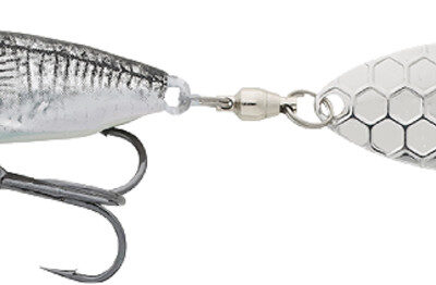 Тейл-спінер Savage Gear 3D Sticklebait Tailspin 80mm 18.0g Black Silver